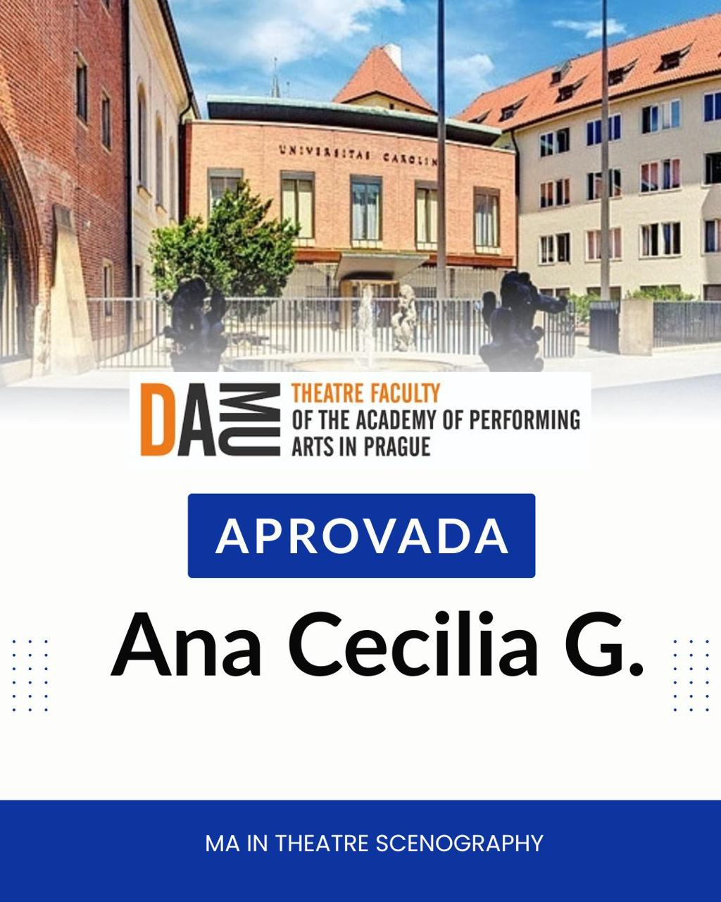 Da China aos Estados Unidos. De Londres a Milão. Do Cinema à Sustentabilidade. Muitas vezes, o sonho do mestrado internacional esbarra na dúvida: "Será que o meu curso é muito específico?" ou "Como vou competir com candidatos do mundo todo?". As aprovações recentes da NM respondem a essa pergunta com resultados reais: 🎭 Ana Cecilia G. na DAMU (MA Theatre Scenography) - República Tcheca Por trás de cada "Approved", existe uma estratégia invisível. A assessoria da NM não é apenas sobre burocracia ou envio de documentos. Nós atuamos onde o jogo é decidido: ✅ Mentoria de Essays: Transformamos sua história em uma narrativa que os comitês de elite querem ler. ✅ Curadoria de Portfólios: Orientação técnica para áreas criativas (como Arquitetura e Artes). ✅ Cartas de Recomendação: Alinhamento estratégico com seus recomendadores. ✅ Preparação para Entrevistas: Simulações reais para você falar com confiança e propriedade. Não importa o que você quer estudar ou onde quer chegar. Se existe uma vaga no mundo para o seu talento, nós ajudamos você a conquistá-la.